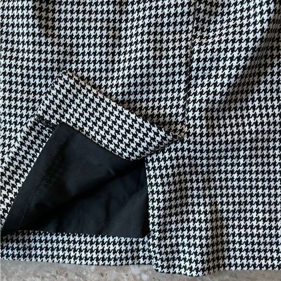 banana Republic houndstooth black and white pencil skirt size 6P - Picture 7 of 8